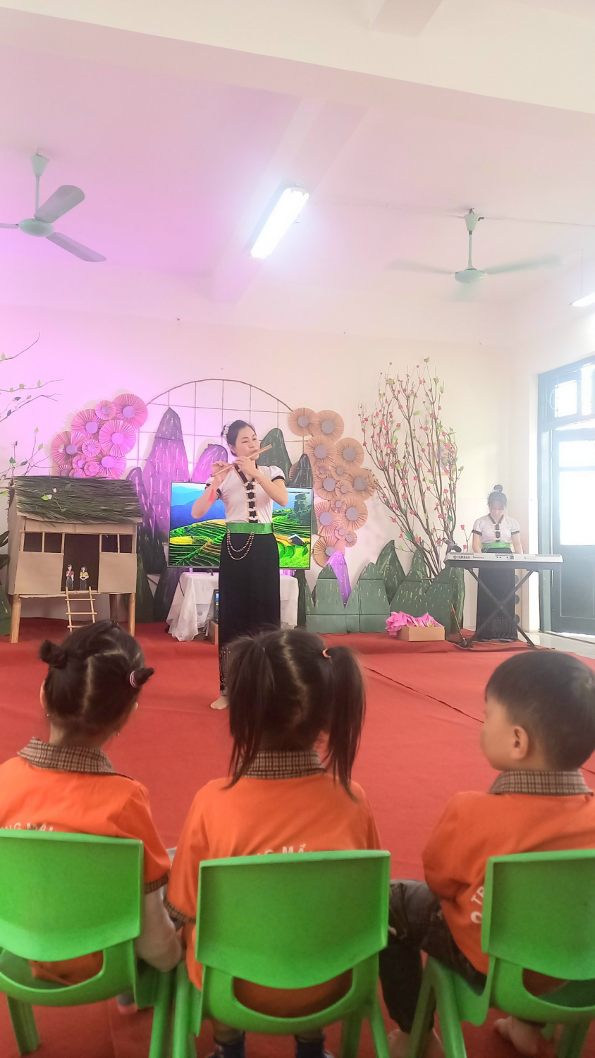 Trường Mầm Non Cao Dương tham dự hội thi giáo viên dạy giỏi cấp huyện