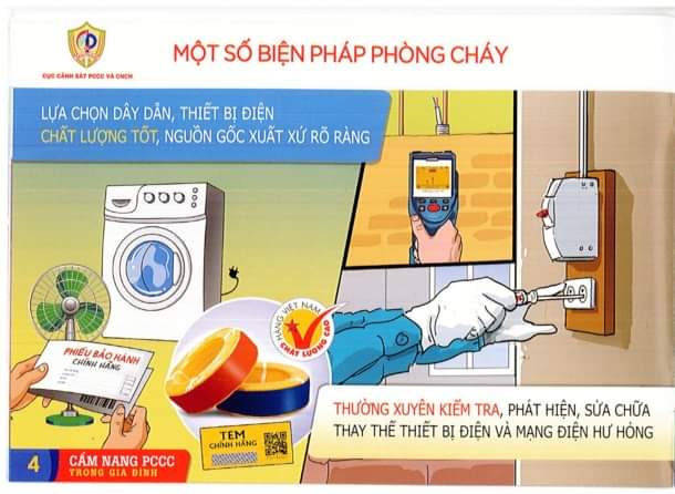 TRƯỜNG MẦM NON CAO DƯƠNG GỬI ĐẾN QUÝ PHỤ HUYNH CẨM NANG PHÒNG CHÁY CHỮA CHÁY TRONG GIA ĐÌNH